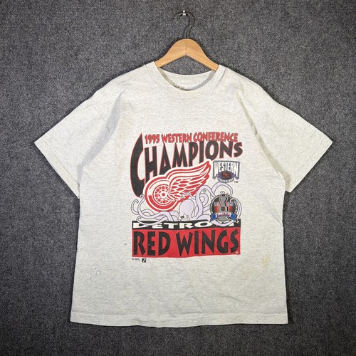 Vintage detroit red - red, wings