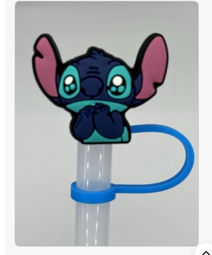 Disney stitch angel - angel, straw