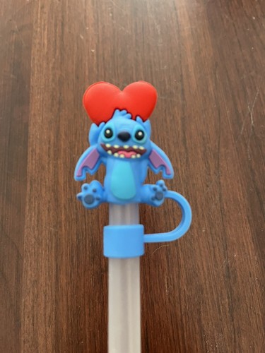 Disney stitch straw covers - disney,
