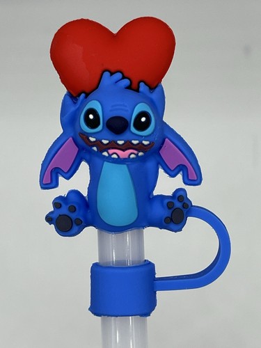 Disney stitch straw covers - straw,